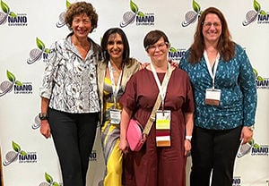 From left: Jo Anne Shatkin / Vireo Advisors, Soledad Peresin / Auburn University, Heli Kangas / Valmet and Nicole Stark / USDA Forest Products Laboratory
