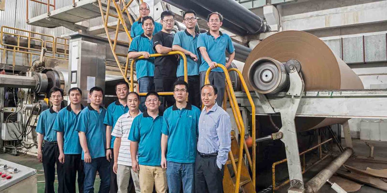 Dongguan Huangchong Yinzhou Paper improved its test liner production and product quality with two new OptiFlo headboxes and two sets of Valmet QCS control system