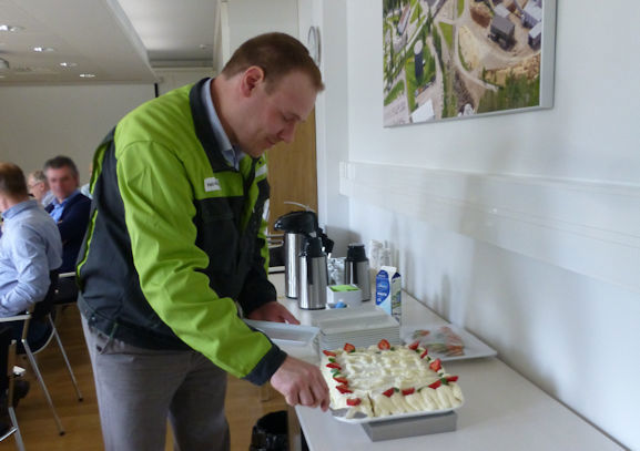 The culmination of the celebration was on May 9th as the whole mill was enjoying cakes offered by Valmet.