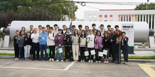 Nanjing Forestry University students and teachers visit Valmet Jiading