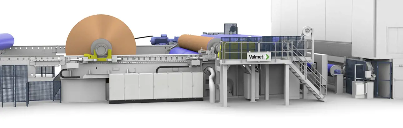 Valmet paper machine reel