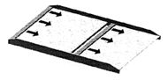 Typical threading plate/pan