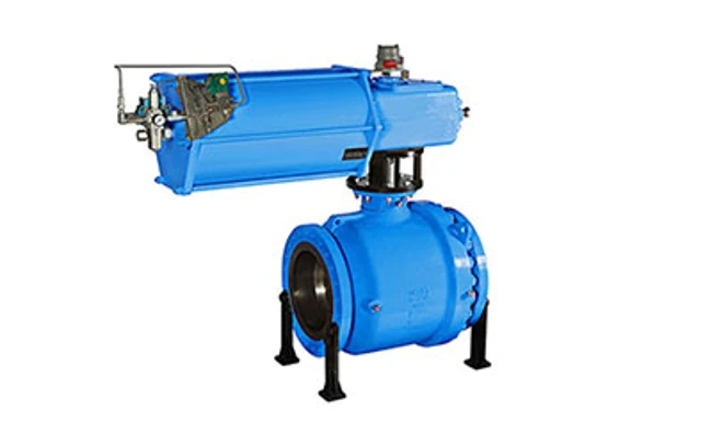 Neles™ soft seated trunnion ball valve, series 6D