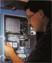 Checking gauges and pushbuttons for proper operations