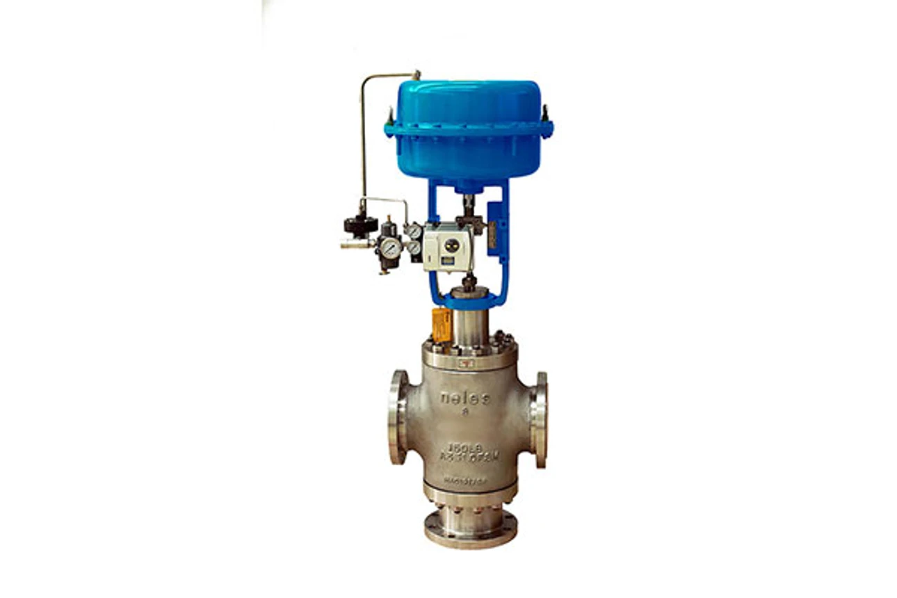 Neles™ 3way globe valve, series GW Valmet