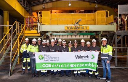Valmet and Fibre Excellence celebrated their good collaboration in France
