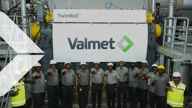 At the heart of TNPL's new hardwood kraft pulp line in India