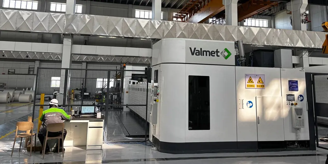 Valmet-supplied winder at Wuzhou Special Paper's mill
