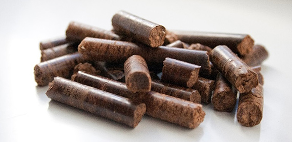 Steam treated pellets