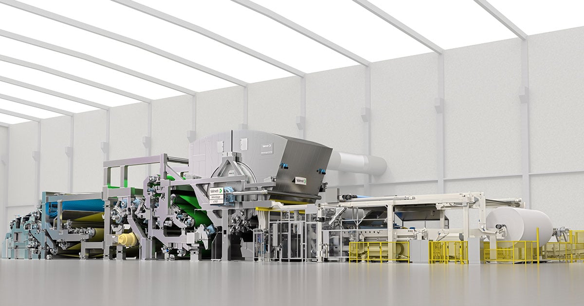 Valmet Advantage eTAD technology for low energy tissue production
