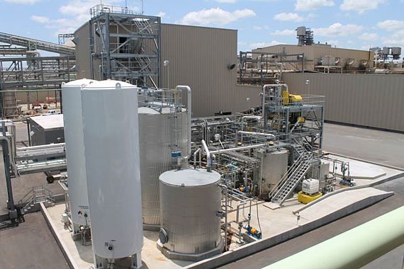 Figure 2 The LignoBoost plant at Domtar Plymouth