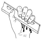 Used blades are sharp. Blades can easily cause cuts.