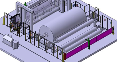 Example safety-driven rebuild of a two-drum winder