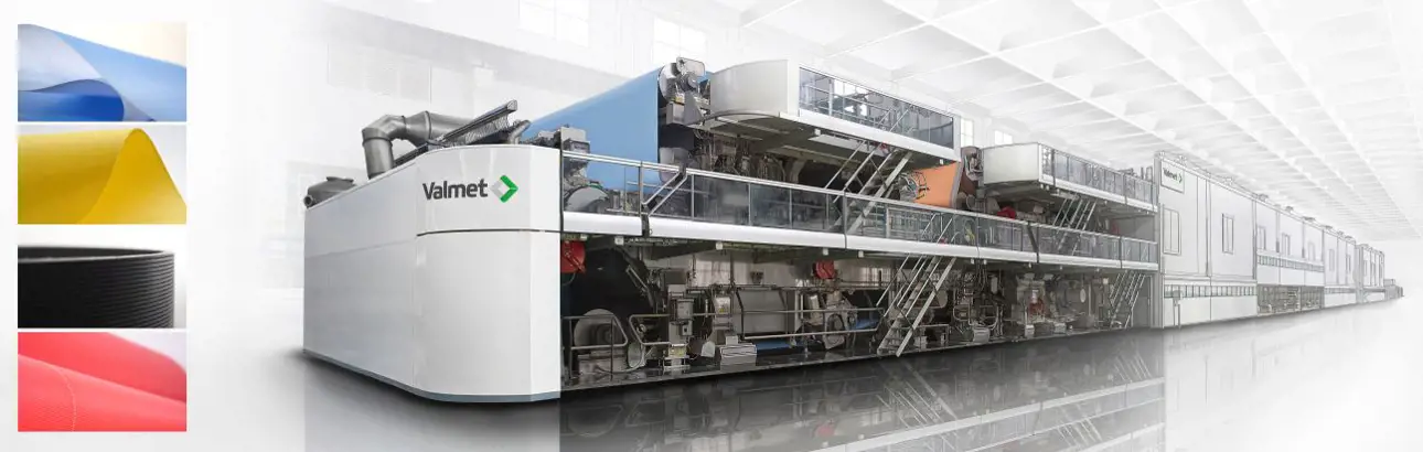 Paper machine clothing and filter fabrics for board and paper machines
