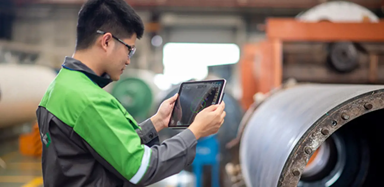 Roll maintenance and fiber equipment in Beihai