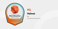 Valmet continues to be recognized as one of Finland’s most attractive employers