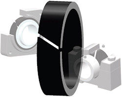 OEM composite straight-bore sleeve type bearing.