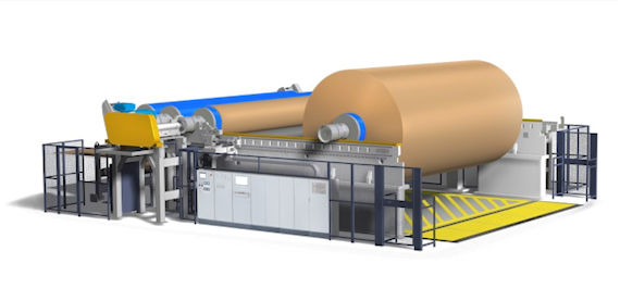 OptiReel Linear - a completely new way to reel paper machine parent rolls