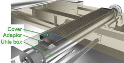 Figure 2 Perforated Uhle box cover retrofit