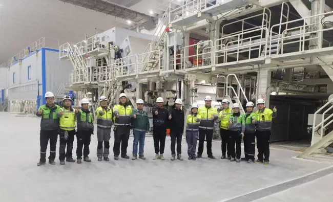Successful start-up of Zhejiang Forest United Paper’s PM 6 production line