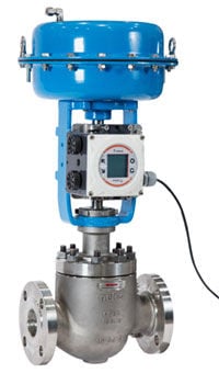Figure 2. Neles globe valve with the new generation NDX controller