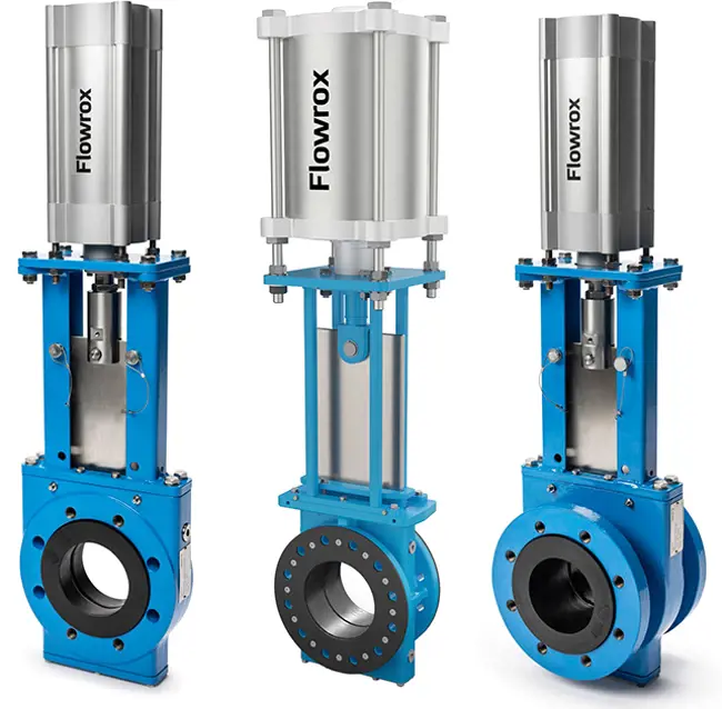 Flowrox™ slurry knife gate valves