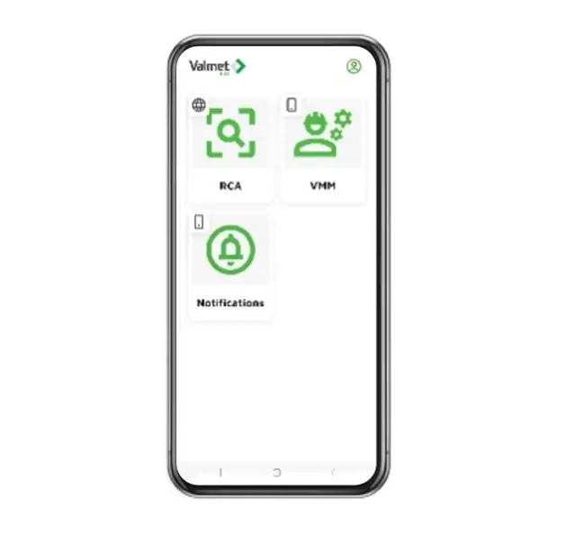 Virtual maintenance hub application mobile image