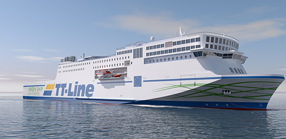 TT-Line Green Ship, visualization