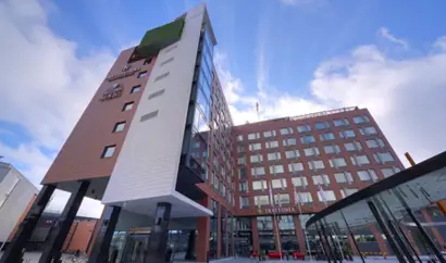 Exterior view of Solo Sokos Hotel Paviljonki