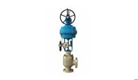 Neles™ cage-guided angle valve, series AB