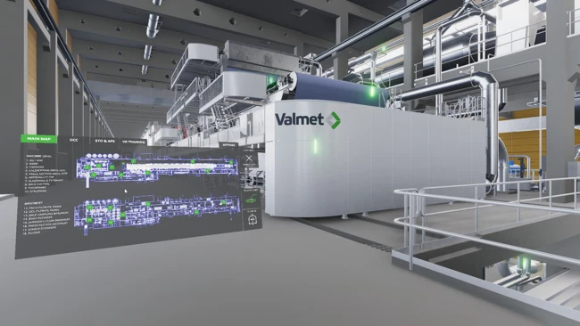 Video tour in Valmet Virtual Mill – A virtual learning experience