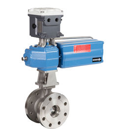 Neles V-port high performance segment valve
