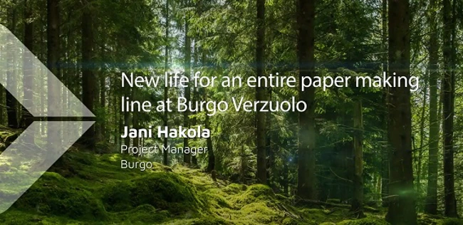 New life for an entire paper making line at Burgo Verzuolo