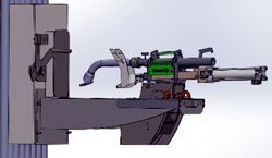 GunnersMate automated port rodder reduces burn injuries.