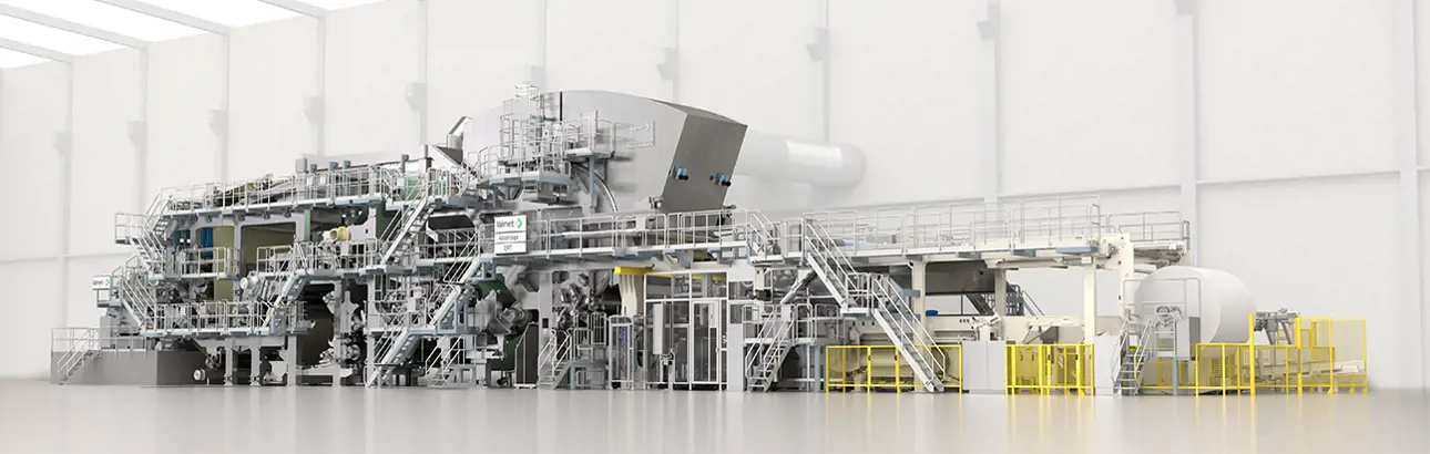 Valmet's Advantage QRT technology for high premium tissue production combined with lower environmental impact
