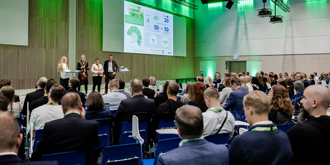 More than 180 ecosystem partners gathered in Tampere in September to discuss and network at the Beyond Circularity ecosystem event. 