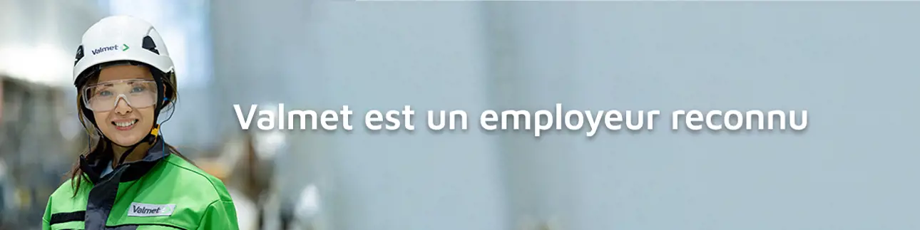Employé du service sur le terrain de Valmet