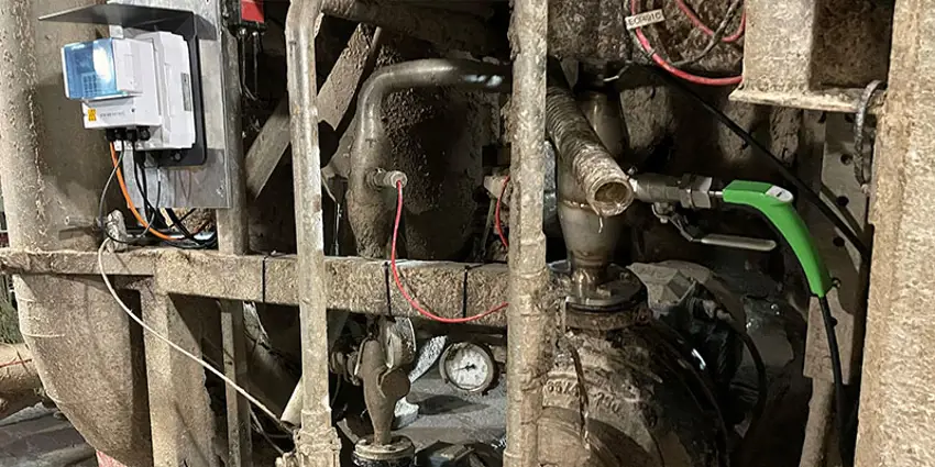 Valmet Optical Consistency Measurement installed in white water circulation of wet end
