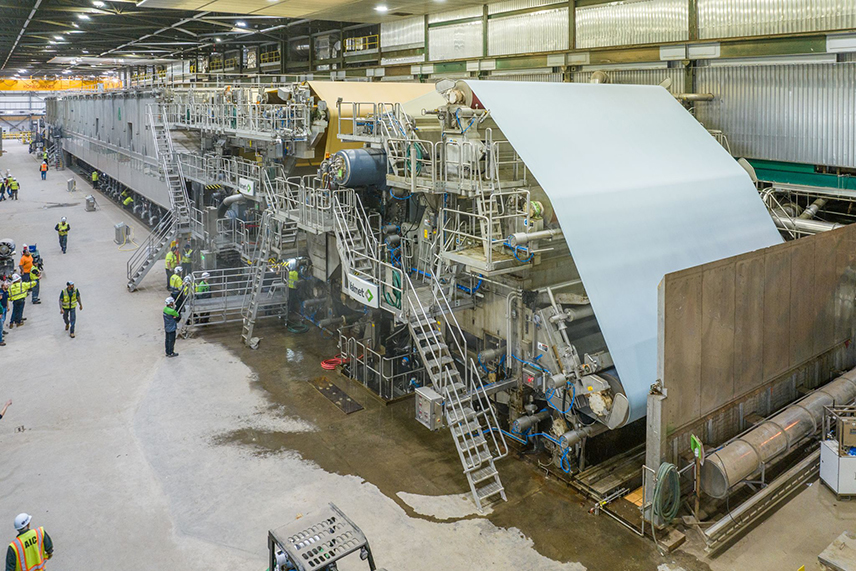 Successful startup of a grade conversion rebuild at Bear Island in