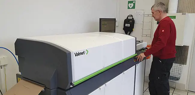 Valmet Paper Lab offers exact measurements at Palm Wörth