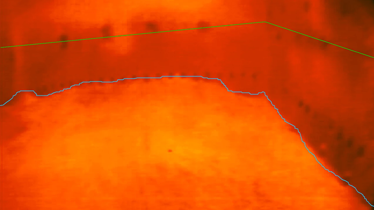 Thermal imaging system with high temperature camera
