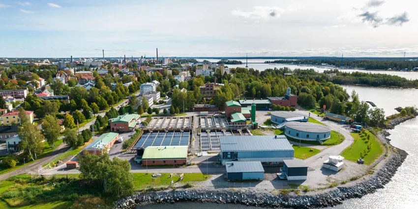 Vaasa Water’s Pått wastewater treatment plant, Finland