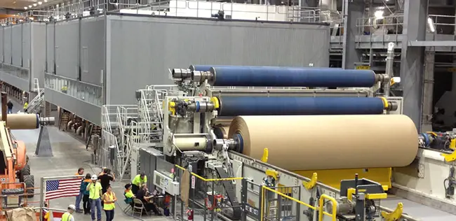 Greenpac's lightweight containerboard machine