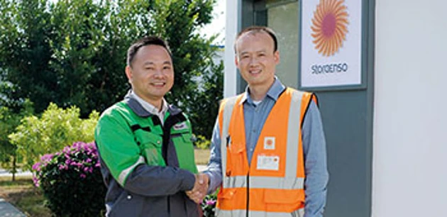 Sustainable development of high-end cardboard production