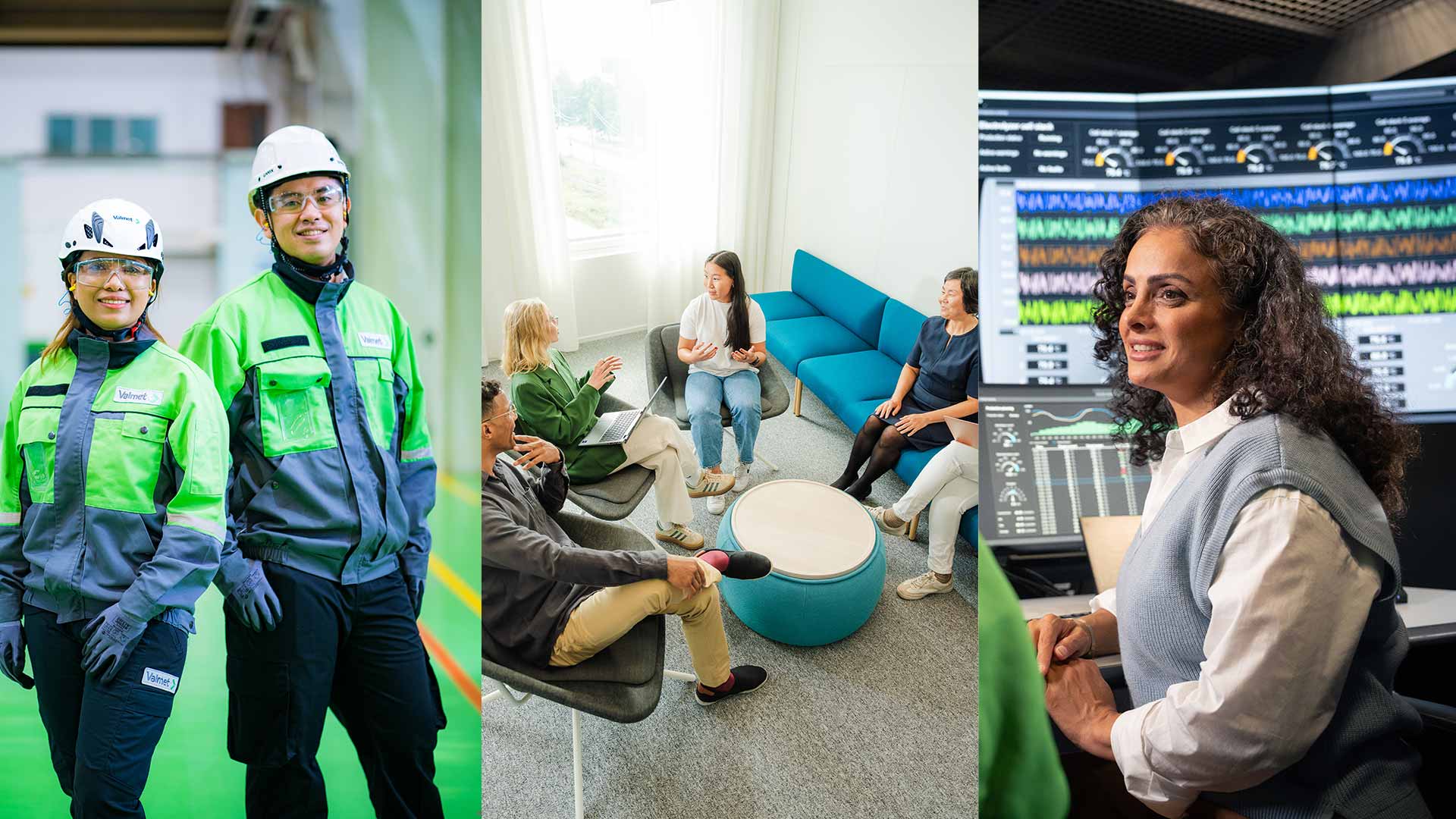 Valmet people in different locations