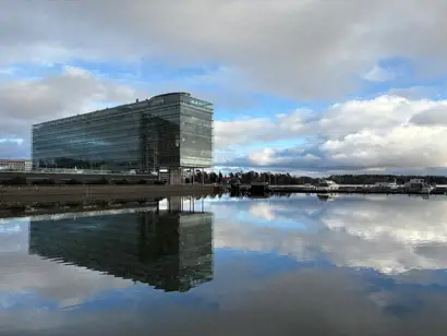 Building beside the sea