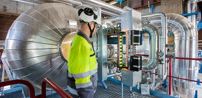 Services for emission control in energy plants
