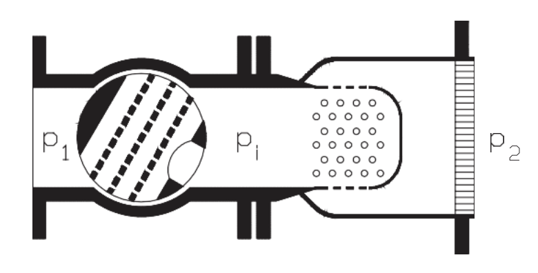 Figure 66. Valve with double stage diffuser.