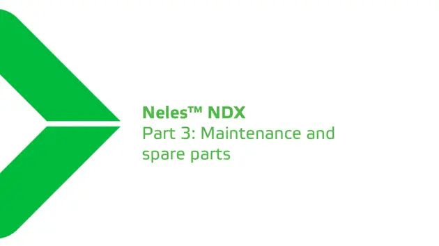 Neles NDX part 3 – Maintenance and spare parts
