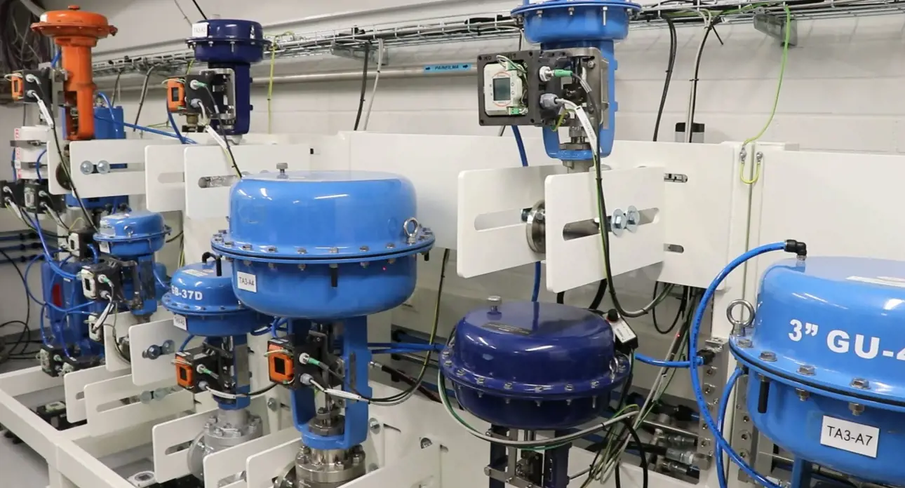 Inside the control test room